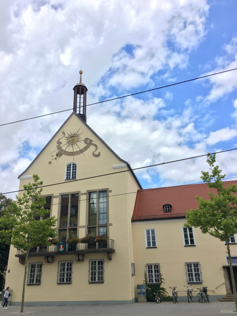 A view of Pasing town hall.