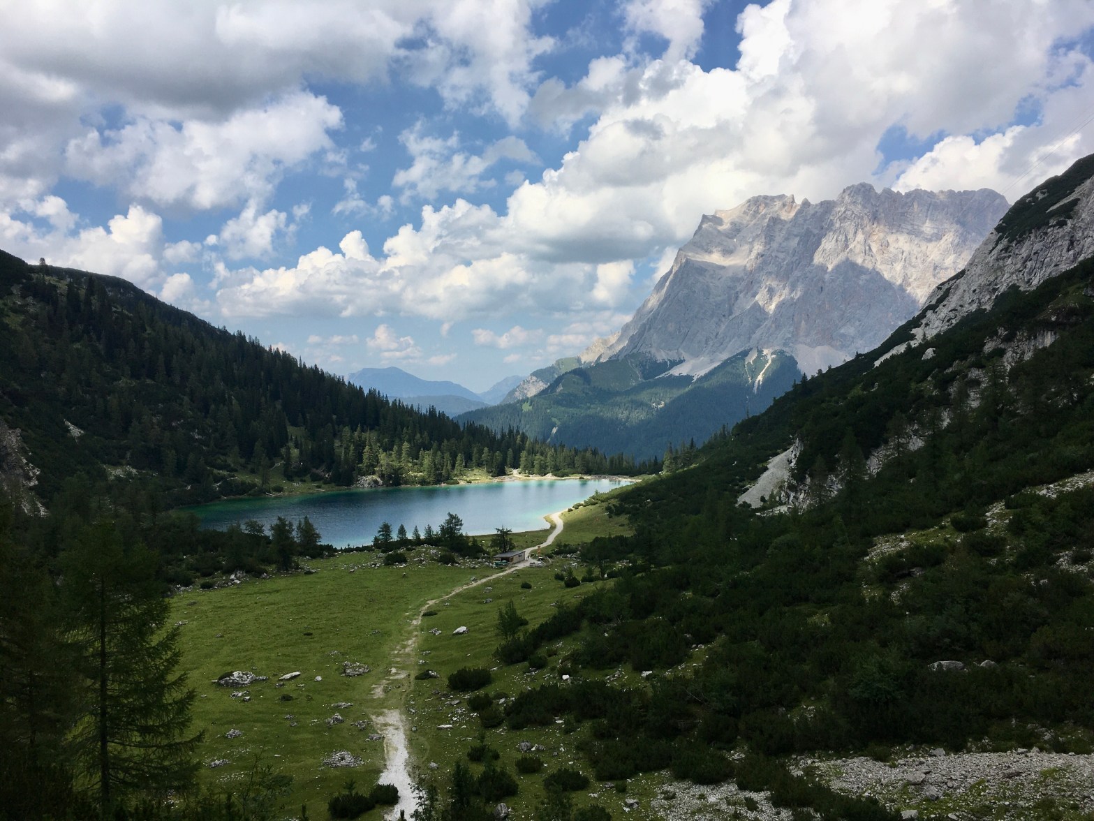 View over the Seebensee.